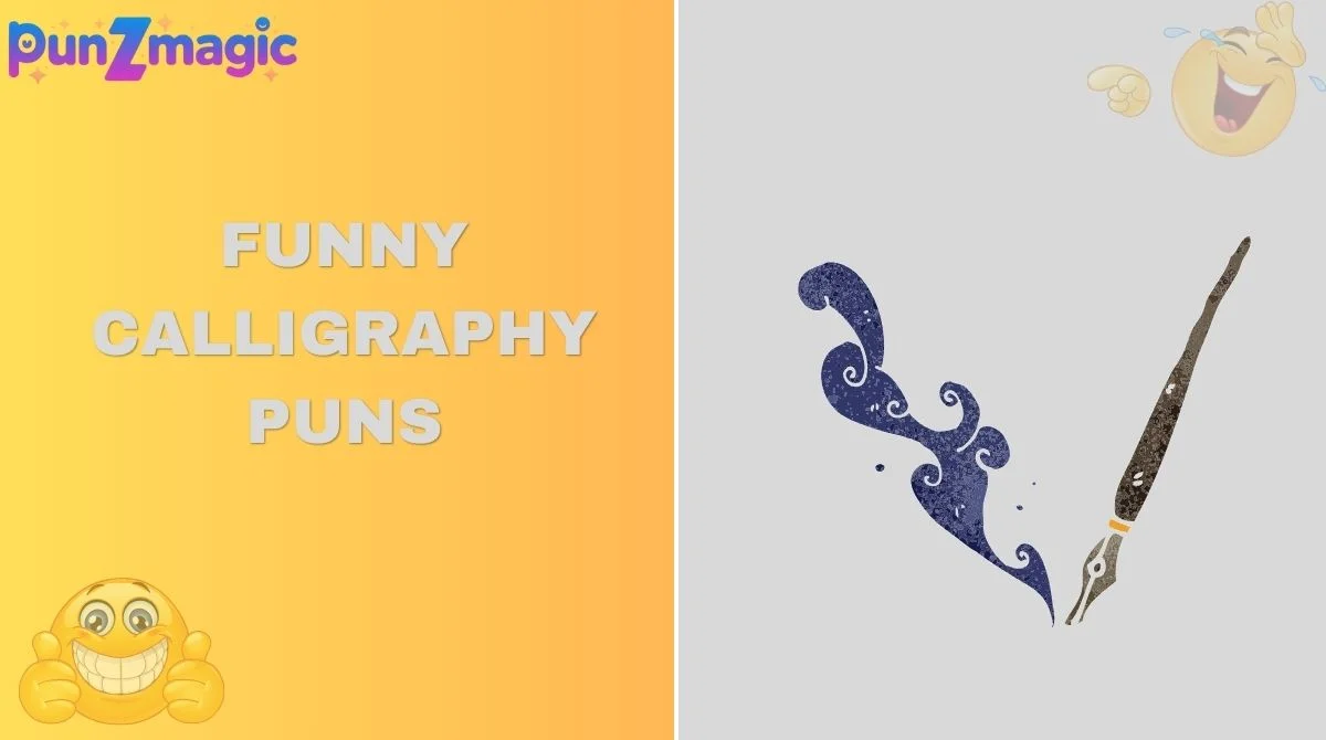 Funny Calligraphy Puns