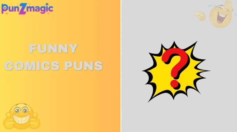 Funny Comics Puns