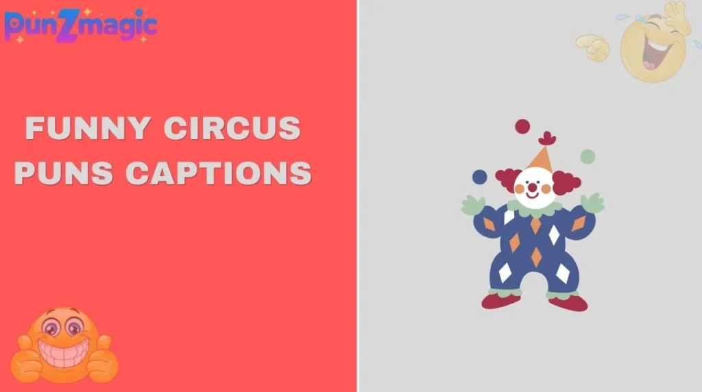 Funny Circus Puns Captions
