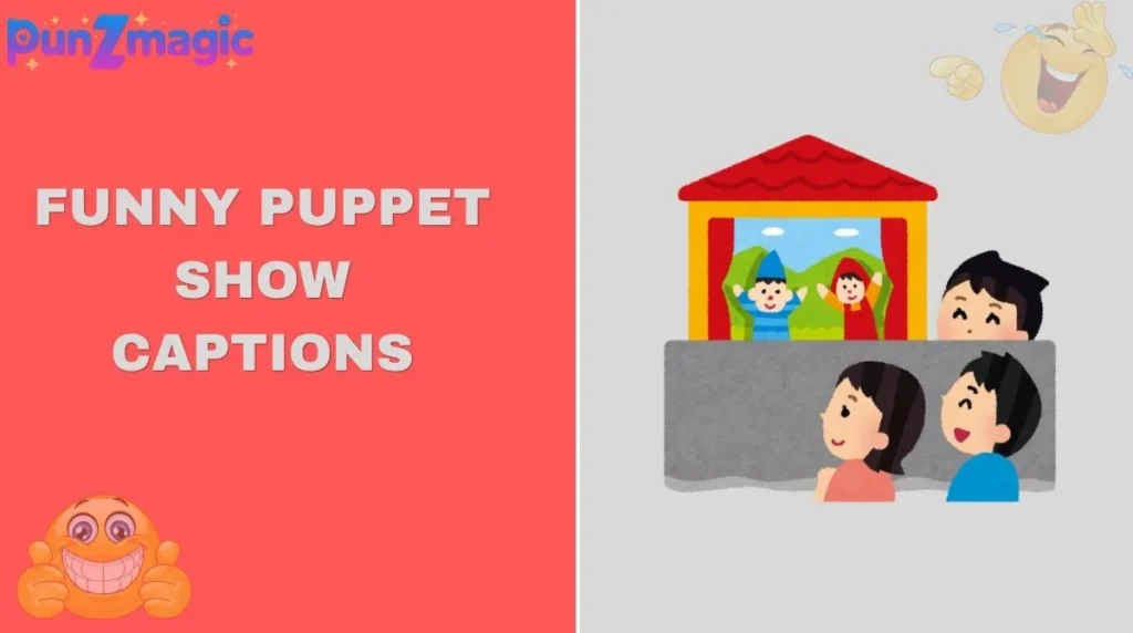 Funny Puppet Show Captions πβ¨
Just hanging around and stealing the show.
Stringing together another great day.
Living life one puppet performance at a time.
Pulling off greatness, one string at a time.
Caught in the spotlight and loving it.
Not being dramaticβjust well-controlled.
Every show needs a star puppet.
Strings attached, but still fabulous.
The puppet life chose me.
Making moves behind the scenes.
Hanging tough and looking good.
Keeping the audience on my strings.
Plot twist: Iβm the puppet master.
Performing like nobodyβs watching.
Bringing character to every scene.
Funny Puppet Show Captions