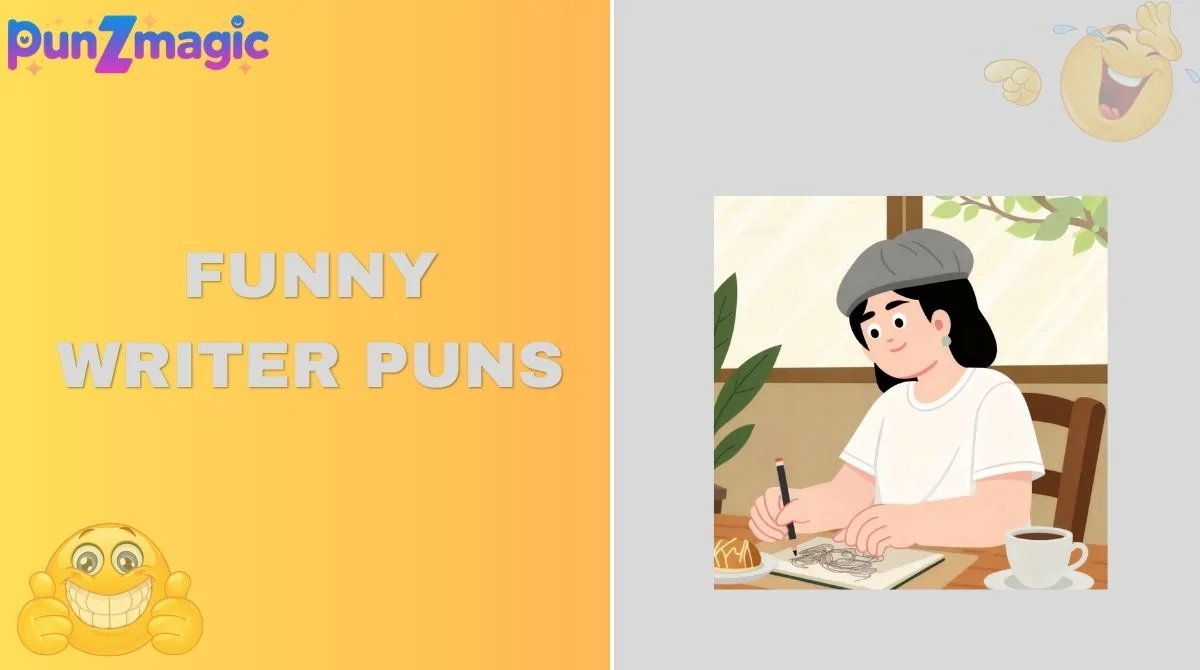 Funny Writer Puns