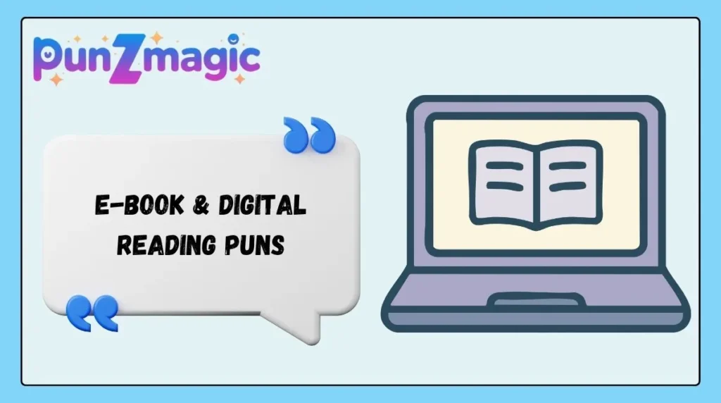 E-Book & Digital Reading Puns