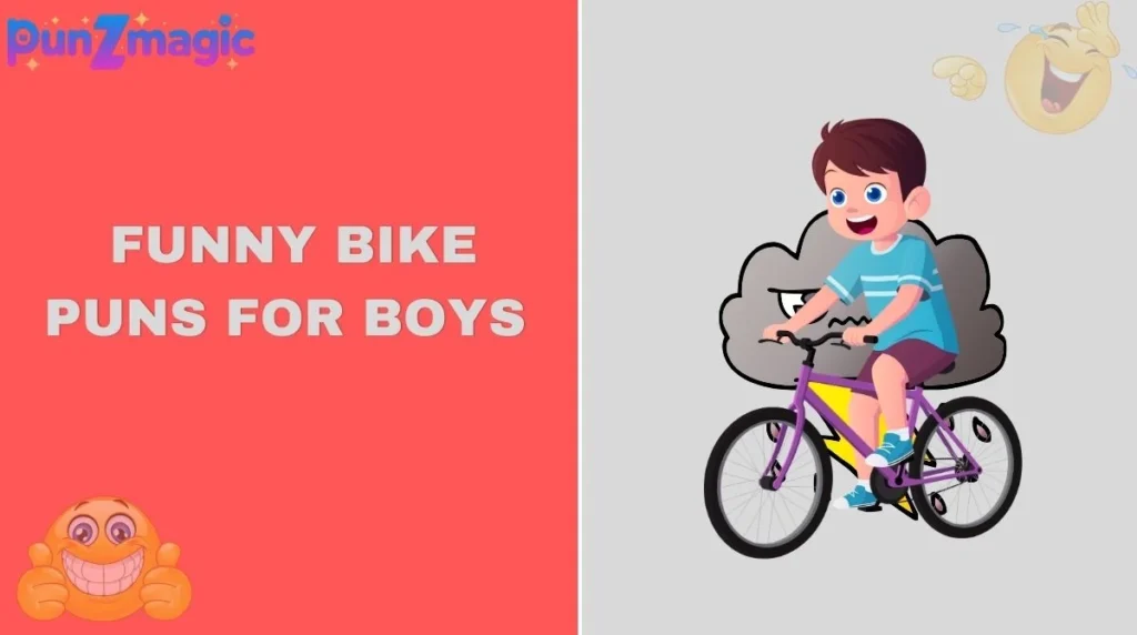 Funny Bike Puns for Boys