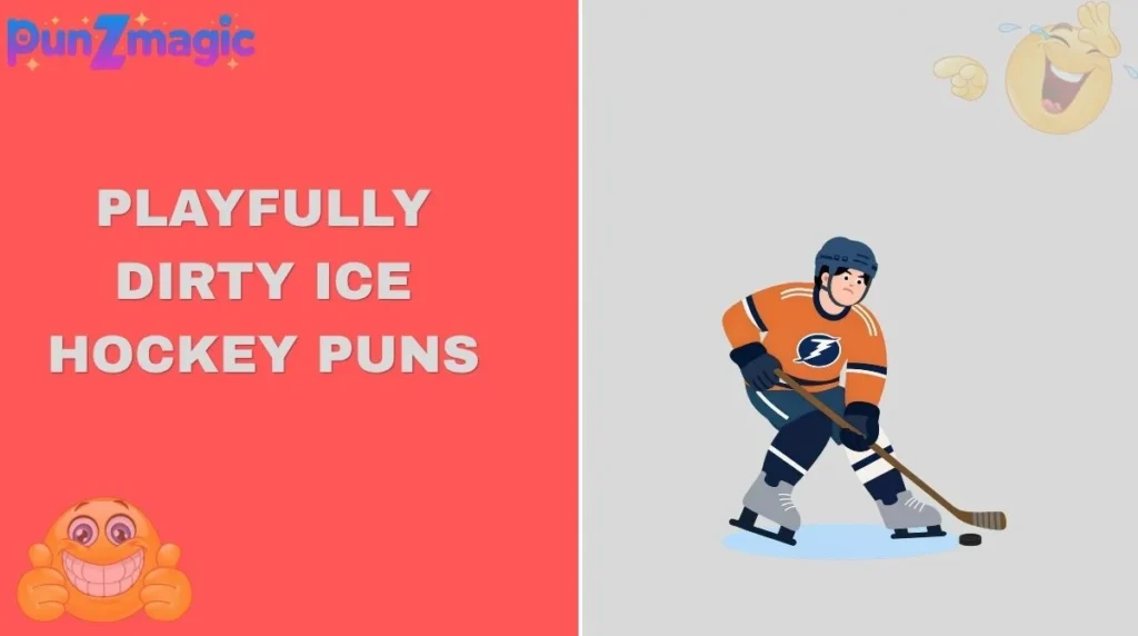 Playfully Dirty Ice Hockey Puns
