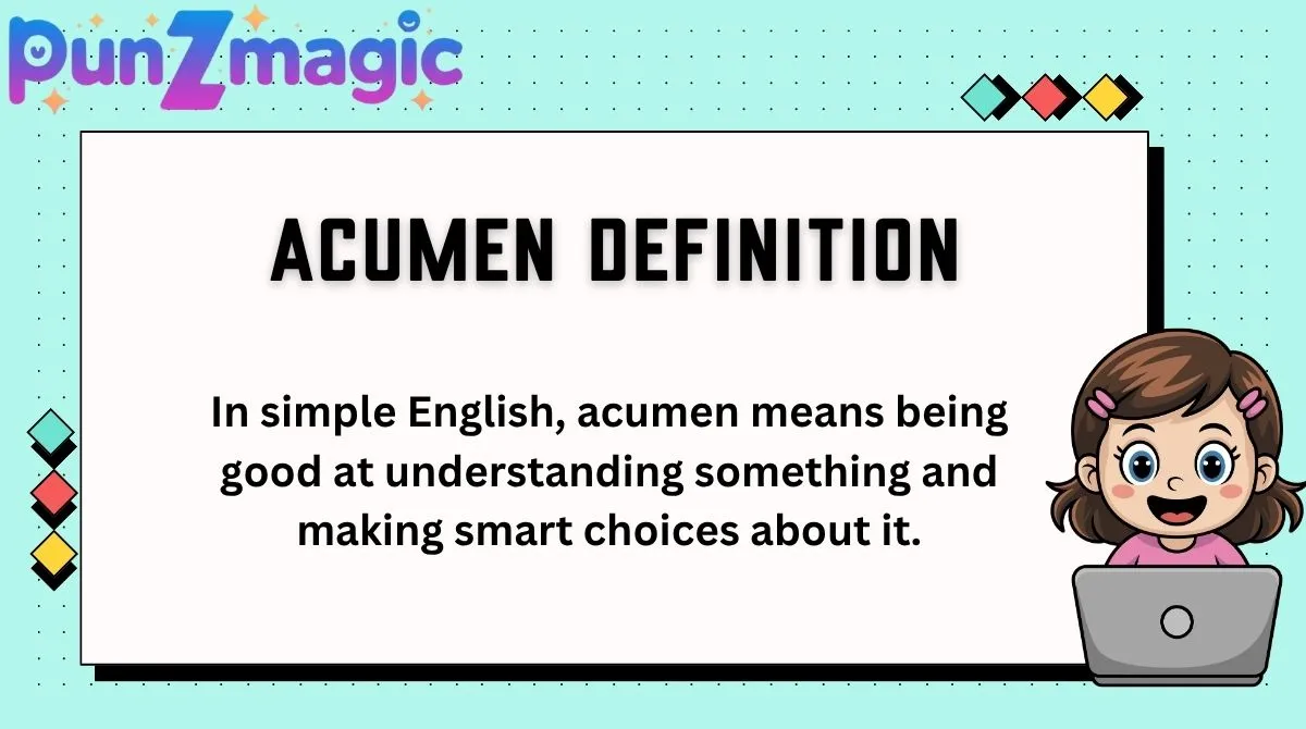 Acumen Definition