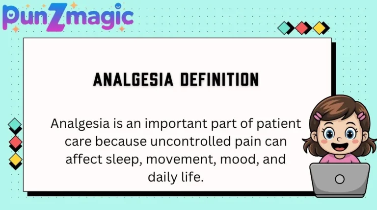 Analgesia Definition