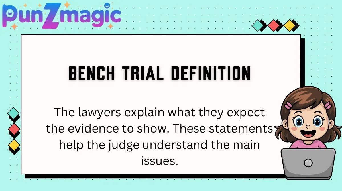 Bench Trial Definition