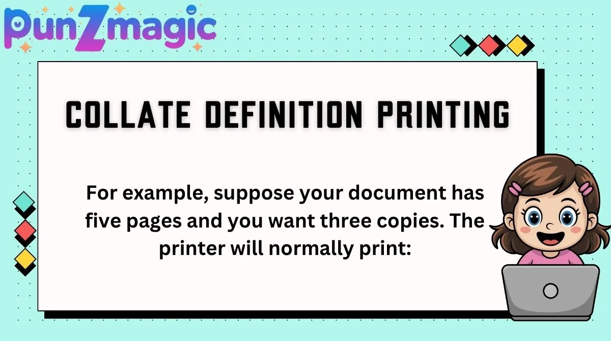 Collate Definition Printing
