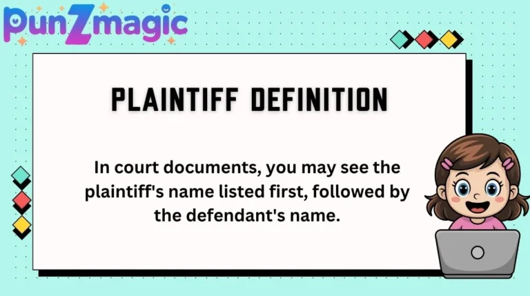 Plaintiff Definition