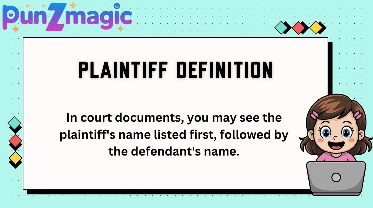 Plaintiff Definition