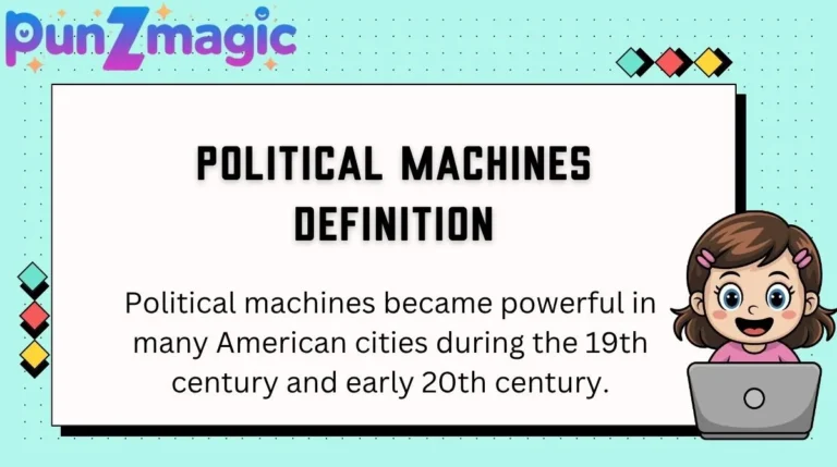 Political Machines Definition