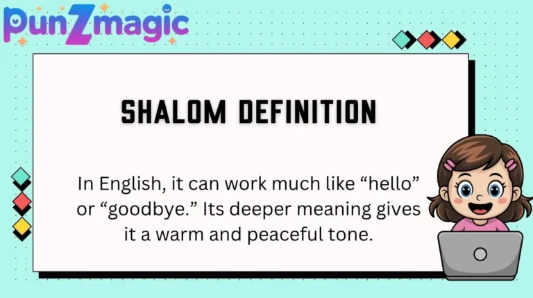 Shalom Definition