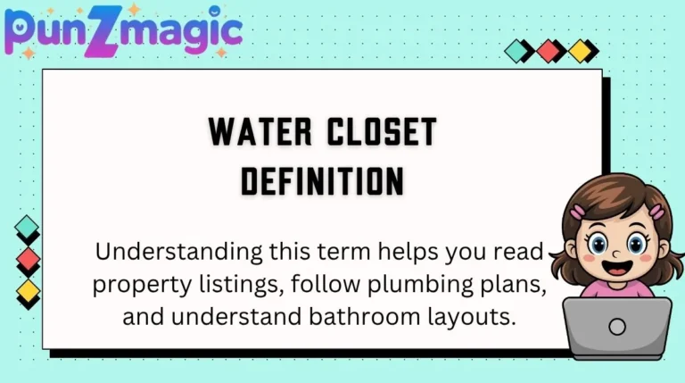 Water Closet Definition